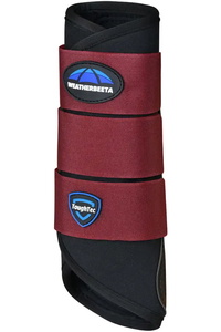 2025 Weatherbeeta Tough-Tec Prime Brushing Boots 1027503 - Black Maroon